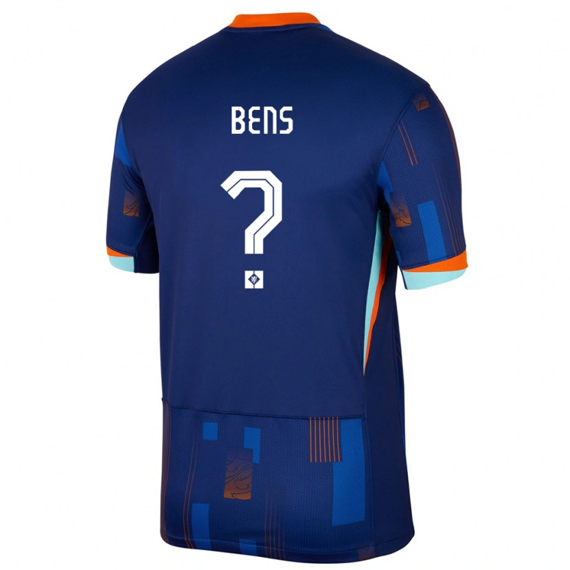 Danxen Pánské Nizozemsko Teun Bens #0 Modrý Daleko Hráčské Dresy 24-26 Dres