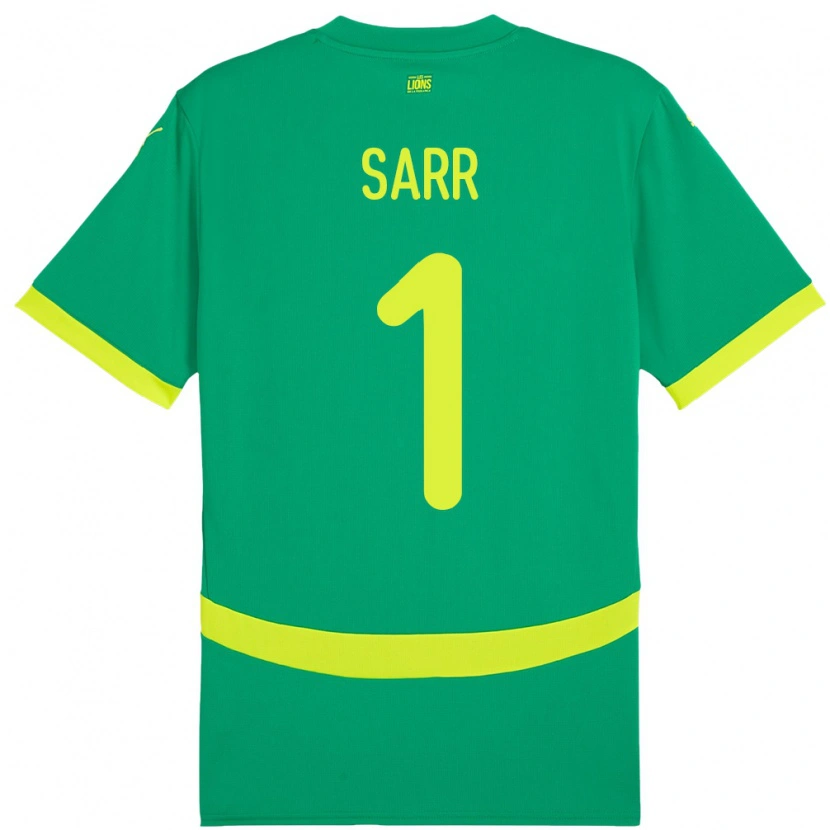 Danxen Pánské Senegal Cheikh Sarr #1 Zelený Daleko Hráčské Dresy 24-26 Dres