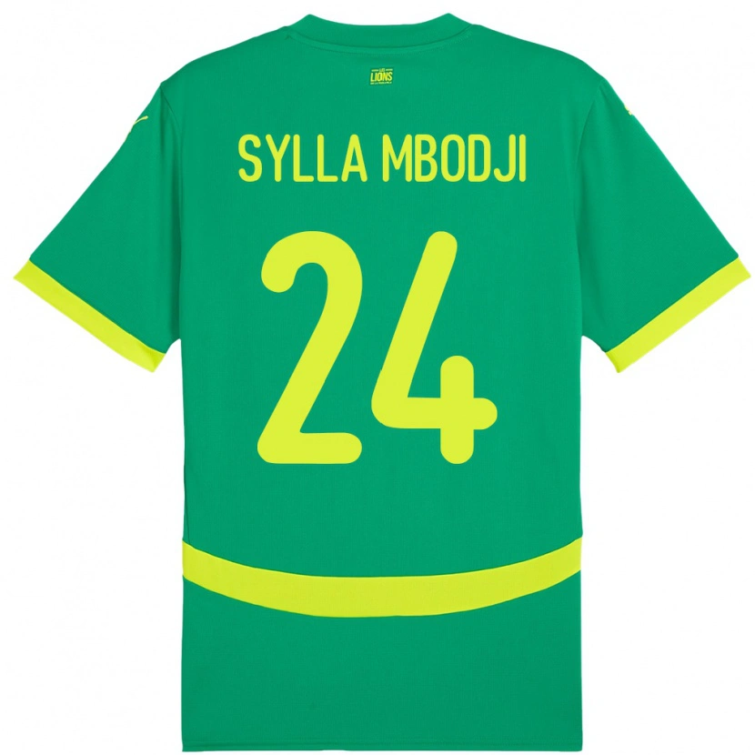 Danxen Pánské Senegal Coumba Sylla Mbodji #24 Zelený Daleko Hráčské Dresy 24-26 Dres