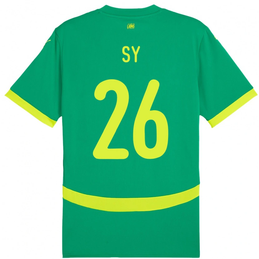 Danxen Pánské Senegal Astou Sy #26 Zelený Daleko Hráčské Dresy 24-26 Dres