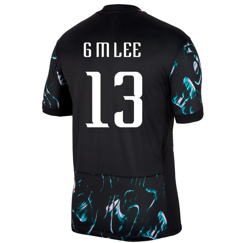 Danxen Pánské Jižní Korea Lee Geum Min #13 Černý Daleko Hráčské Dresy 24-26 Dres