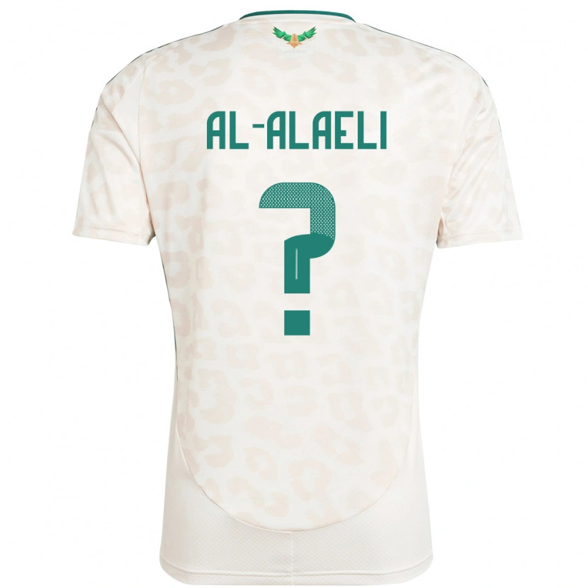 Danxen Pánské Saúdská Arábie Mishal Al-Alaeli #0 Bílý Daleko Hráčské Dresy 24-26 Dres