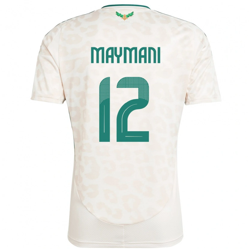 Danxen Pánské Saúdská Arábie Ammar Maymani #12 Bílý Daleko Hráčské Dresy 24-26 Dres