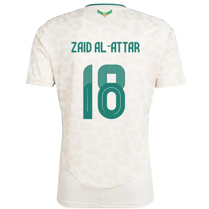 Danxen Pánské Saúdská Arábie Ramez Zaid Al-Attar #18 Bílý Daleko Hráčské Dresy 24-26 Dres