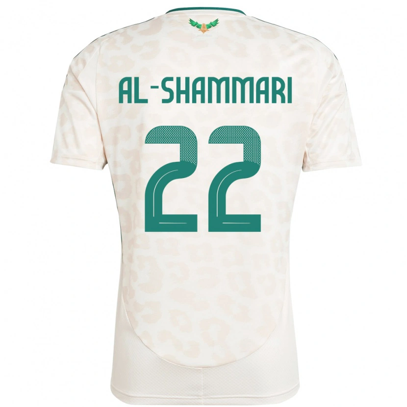 Danxen Pánské Saúdská Arábie Affas Al-Shammari #22 Bílý Daleko Hráčské Dresy 24-26 Dres