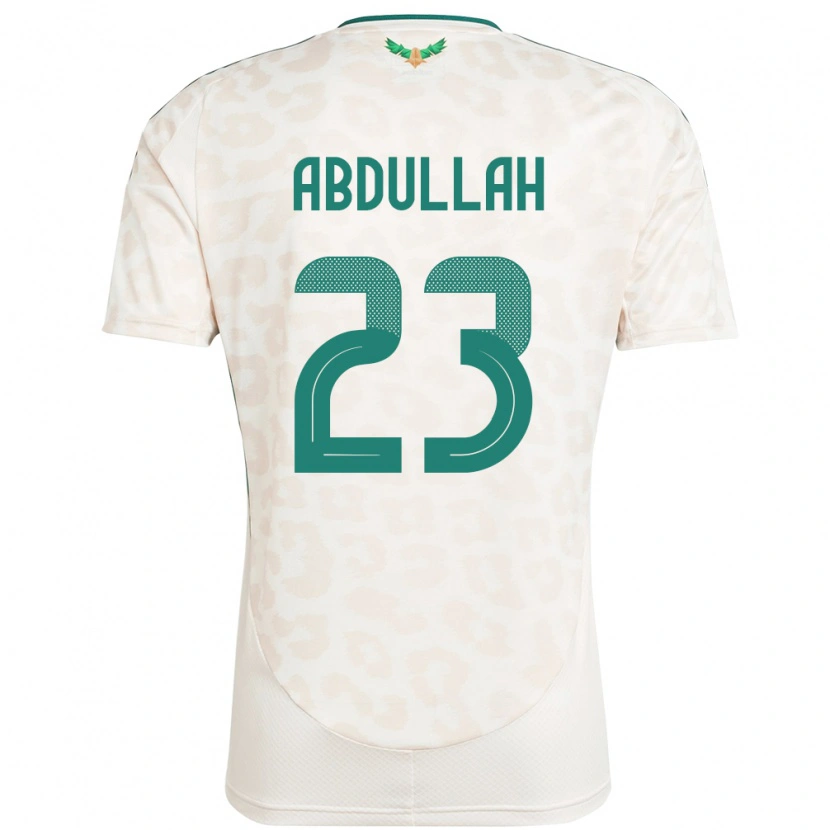Danxen Pánské Saúdská Arábie Nawaf Abdullah #23 Bílý Daleko Hráčské Dresy 24-26 Dres