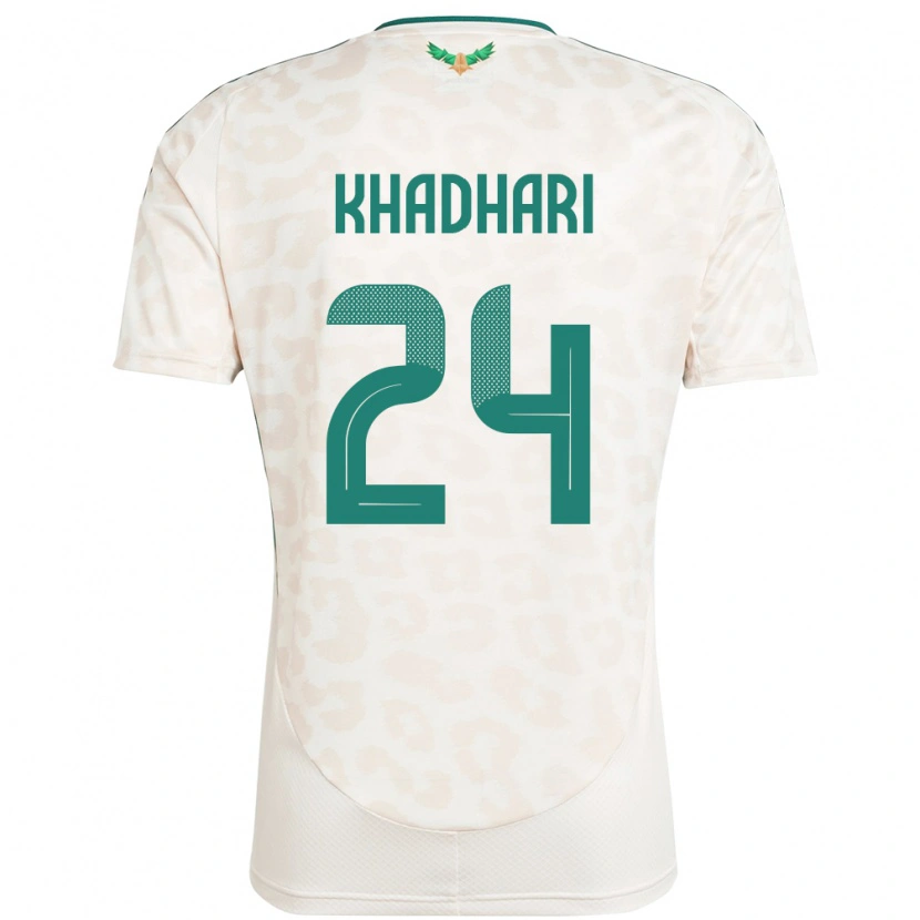 Danxen Pánské Saúdská Arábie Murad Khadhari #24 Bílý Daleko Hráčské Dresy 24-26 Dres