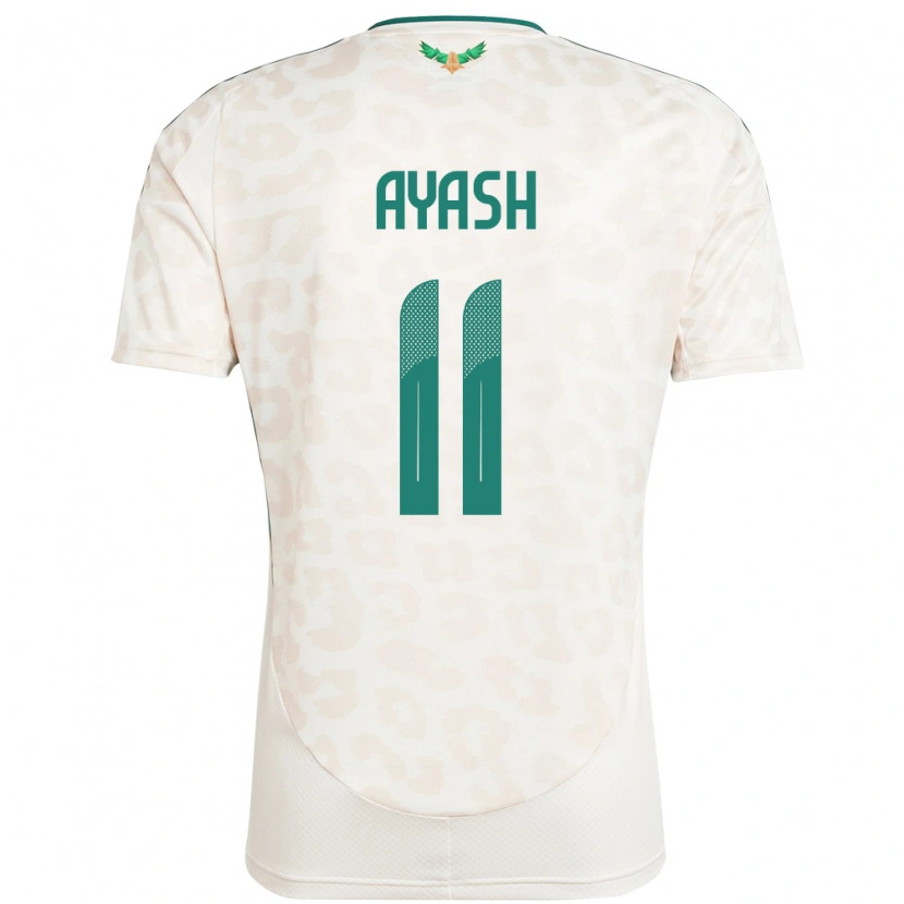 Danxen Pánské Saúdská Arábie Ziyad Ayash #11 Bílý Daleko Hráčské Dresy 24-26 Dres