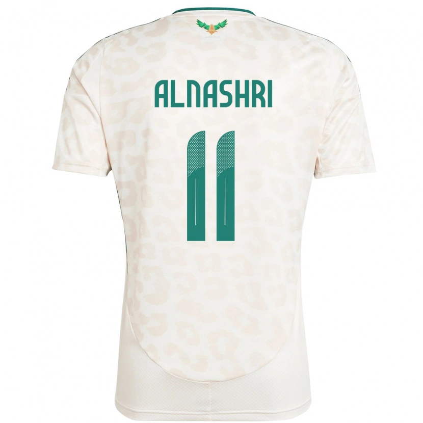 Danxen Pánské Saúdská Arábie Awad Alnashri #11 Bílý Daleko Hráčské Dresy 24-26 Dres