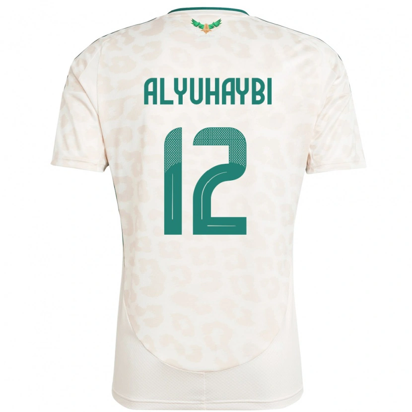 Danxen Pánské Saúdská Arábie Ammar Alyuhaybi #12 Bílý Daleko Hráčské Dresy 24-26 Dres