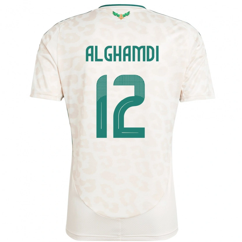 Danxen Pánské Saúdská Arábie Faisal Alghamdi #12 Bílý Daleko Hráčské Dresy 24-26 Dres
