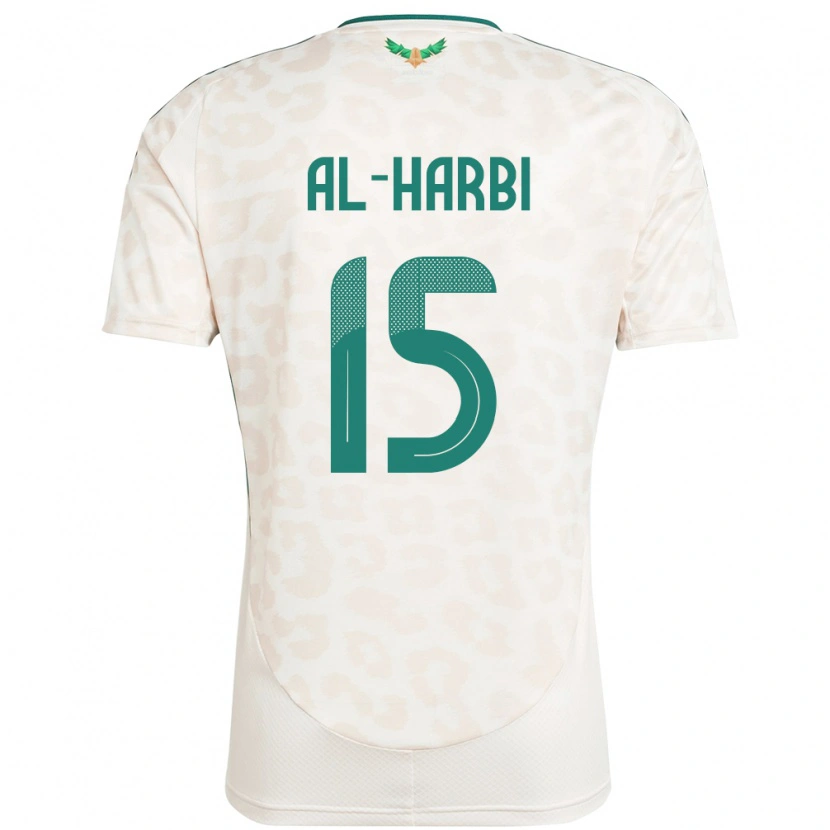 Danxen Pánské Saúdská Arábie Mashael Al Harbi #15 Bílý Daleko Hráčské Dresy 24-26 Dres