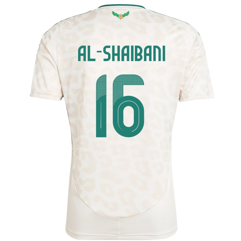 Danxen Pánské Saúdská Arábie Asrar Al Shaibani #16 Bílý Daleko Hráčské Dresy 24-26 Dres