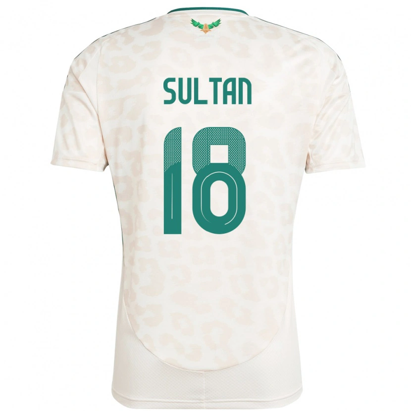 Danxen Pánské Saúdská Arábie Qasim Sultan #18 Bílý Daleko Hráčské Dresy 24-26 Dres