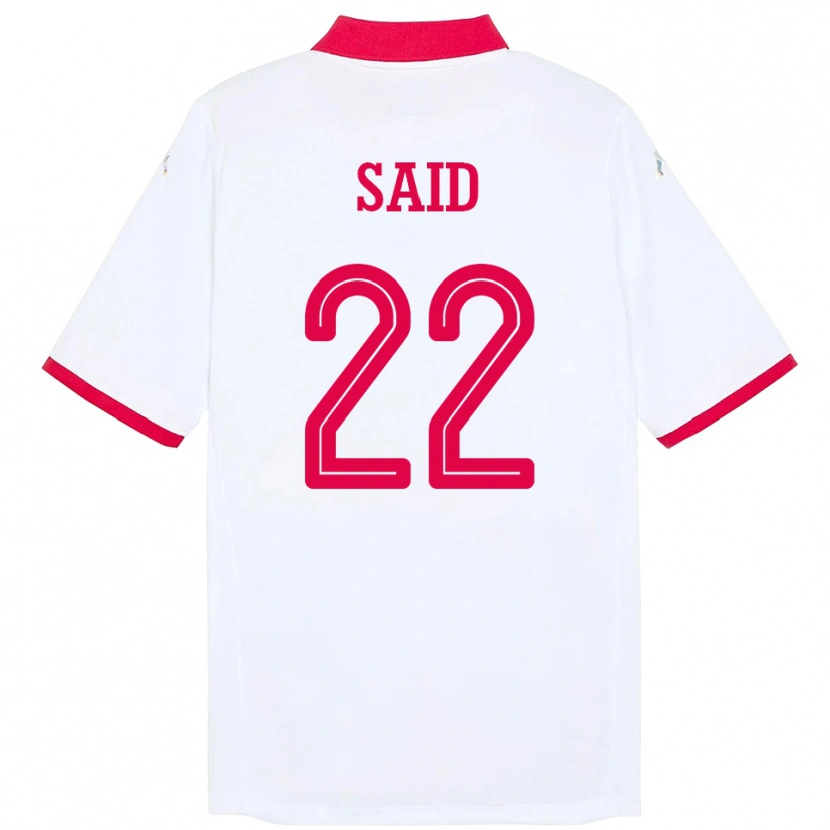 Danxen Pánské Tunisko Bechir Ben Said #22 Bílý Daleko Hráčské Dresy 24-26 Dres