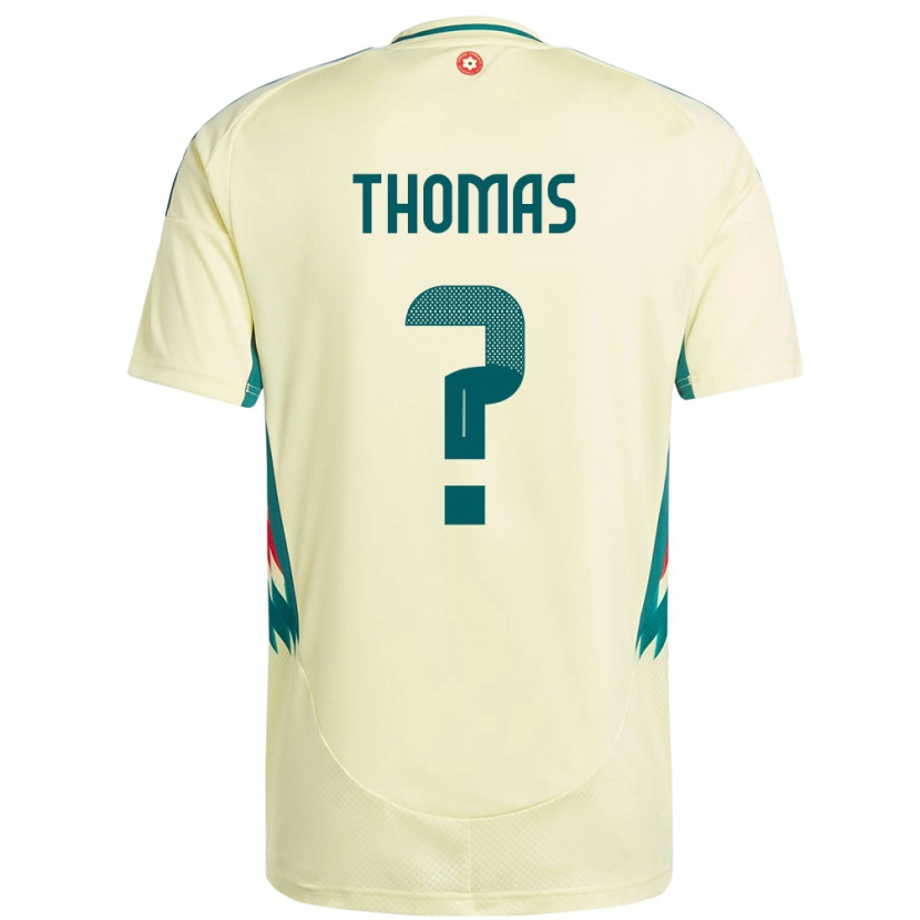 Danxen Pánské Wales George Thomas #0 Béžově Žlutá Daleko Hráčské Dresy 24-26 Dres