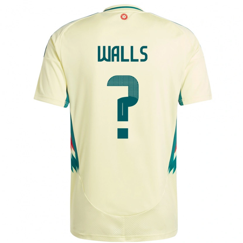 Danxen Pánské Wales Archie Walls #0 Béžově Žlutá Daleko Hráčské Dresy 24-26 Dres