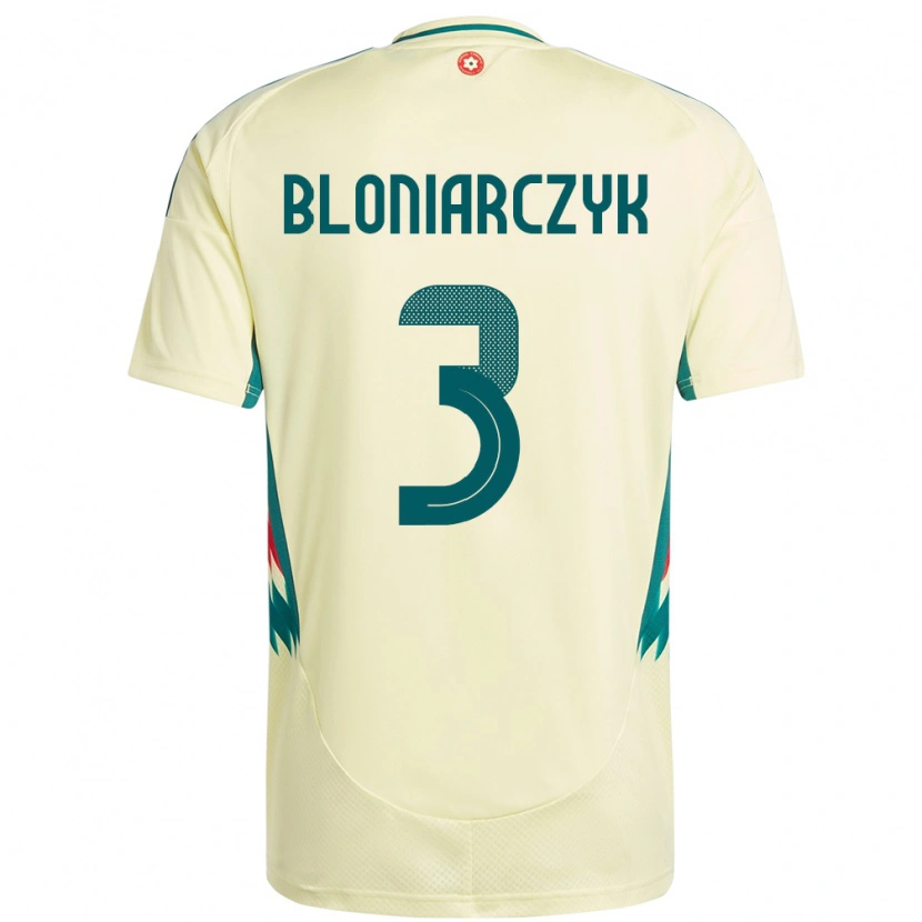 Danxen Pánské Wales Kaven Bloniarczyk #3 Béžově Žlutá Daleko Hráčské Dresy 24-26 Dres