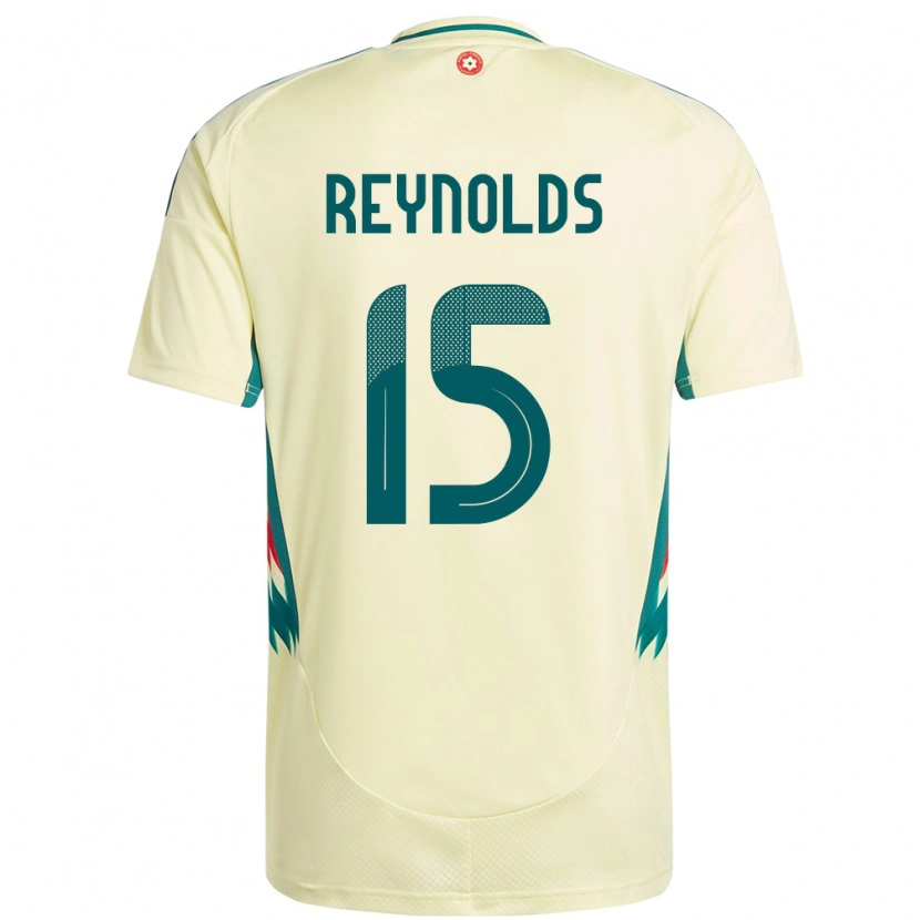 Danxen Pánské Wales Oliver Reynolds #15 Béžově Žlutá Daleko Hráčské Dresy 24-26 Dres