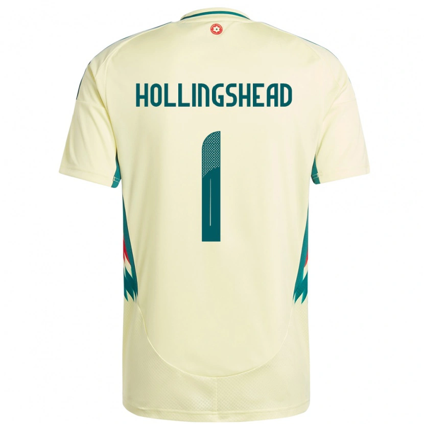 Danxen Pánské Wales Ronnie Hollingshead #1 Béžově Žlutá Daleko Hráčské Dresy 24-26 Dres