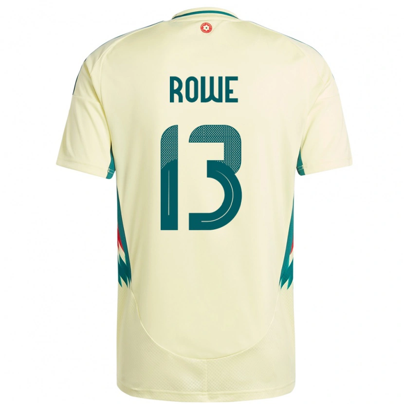 Danxen Pánské Wales Rachel Rowe #13 Béžově Žlutá Daleko Hráčské Dresy 24-26 Dres