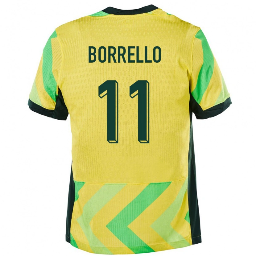 Danxen Dámské Austrálie Brandon Borrello #11 Zlatý Domů Hráčské Dresy 24-26 Dres