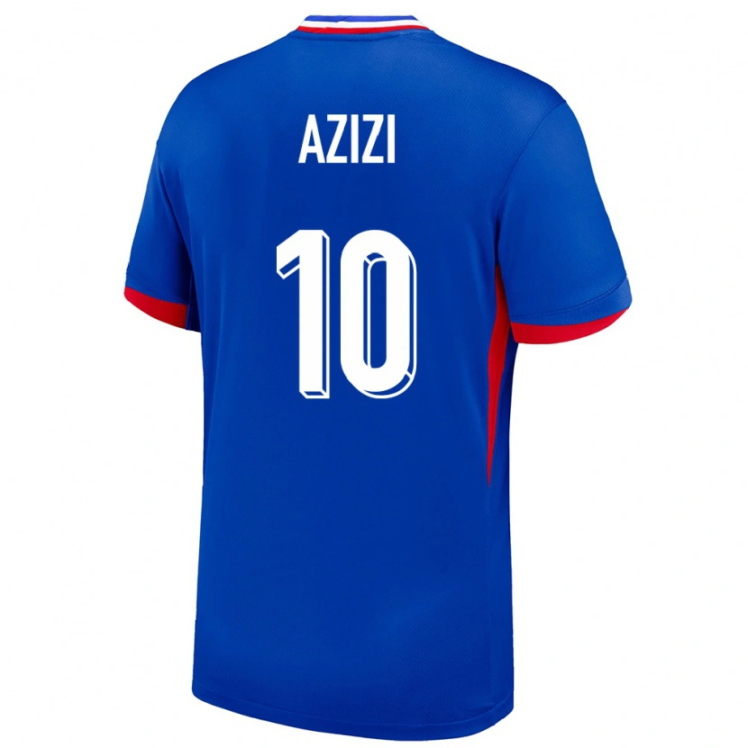Danxen Dámské Francie Ilyas Azizi #10 Modrý Domů Hráčské Dresy 24-26 Dres