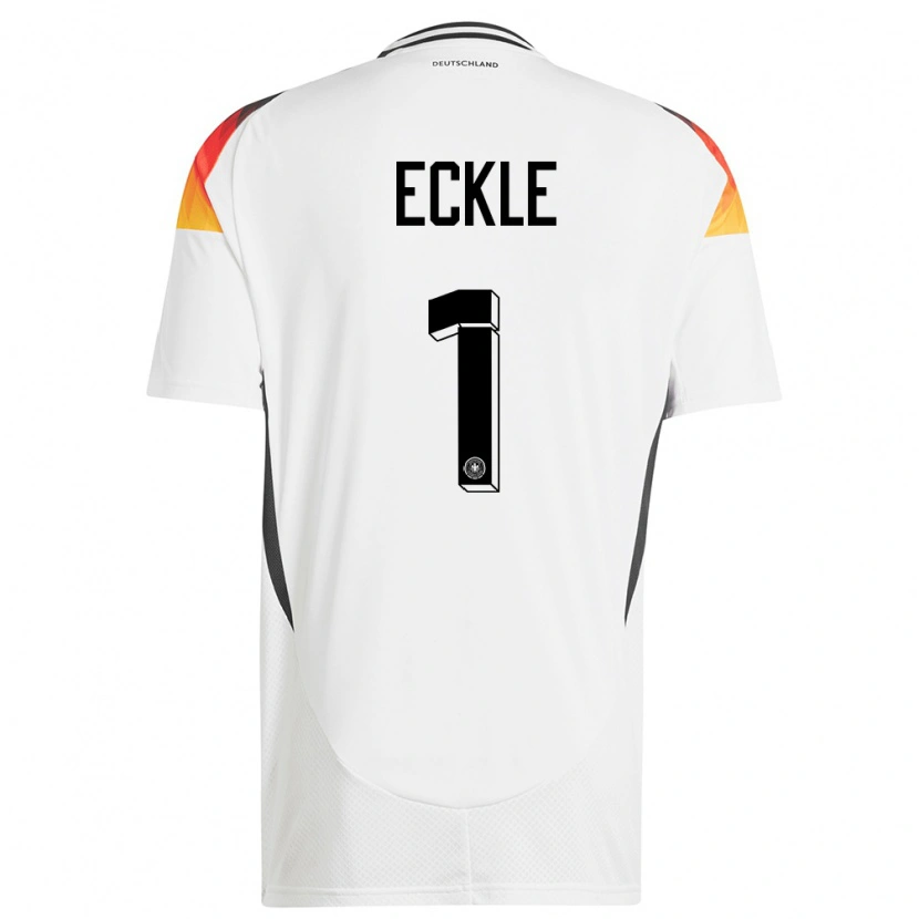 Danxen Dámské Německo Philipp Eckle #1 Bílý Domů Hráčské Dresy 24-26 Dres