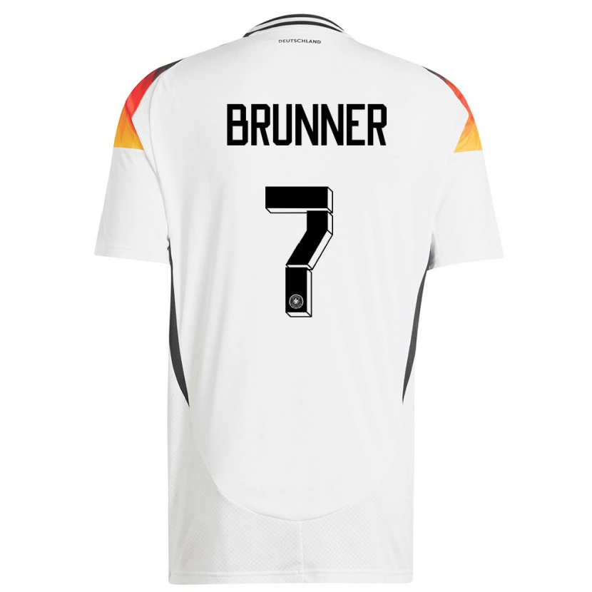 Danxen Dámské Německo Paris Brunner #7 Bílý Domů Hráčské Dresy 24-26 Dres