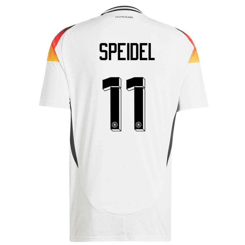 Danxen Dámské Německo Kian Speidel #11 Bílý Domů Hráčské Dresy 24-26 Dres