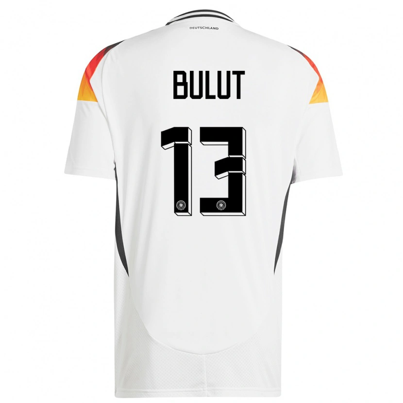 Danxen Dámské Německo Taylan Bulut #13 Bílý Domů Hráčské Dresy 24-26 Dres