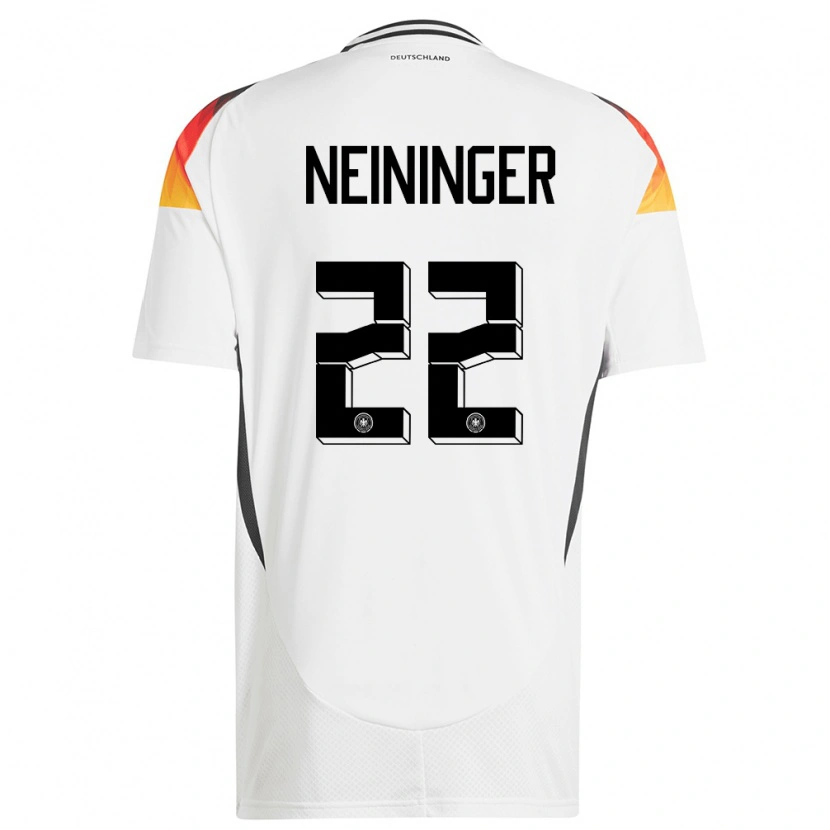Danxen Dámské Německo Tim Neininger #22 Bílý Domů Hráčské Dresy 24-26 Dres