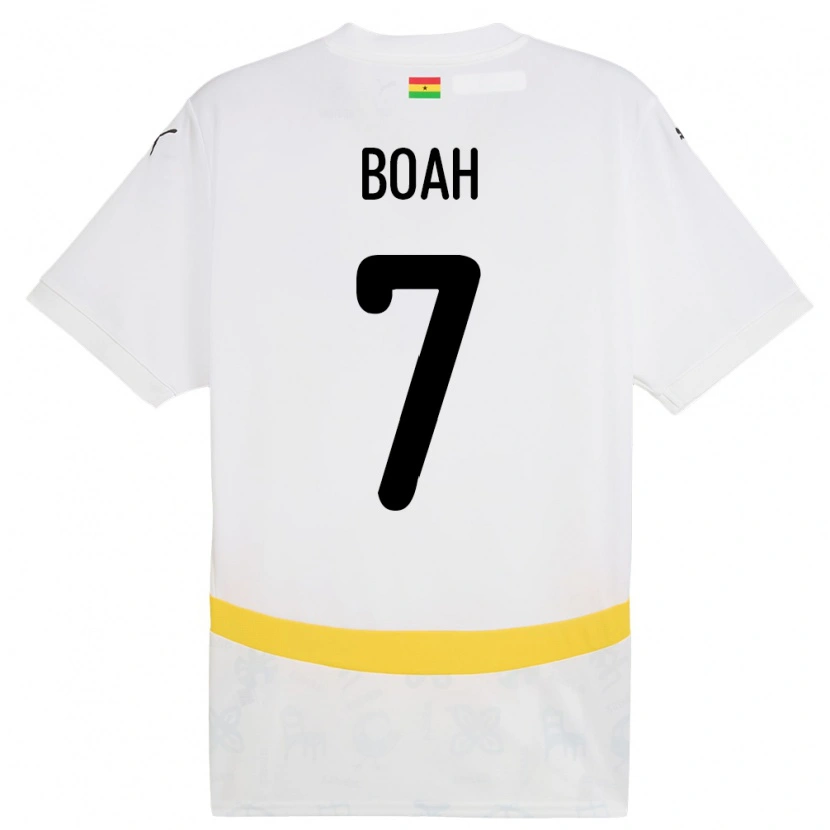 Danxen Dámské Ghana Collins Boah #7 Bílý Domů Hráčské Dresy 24-26 Dres