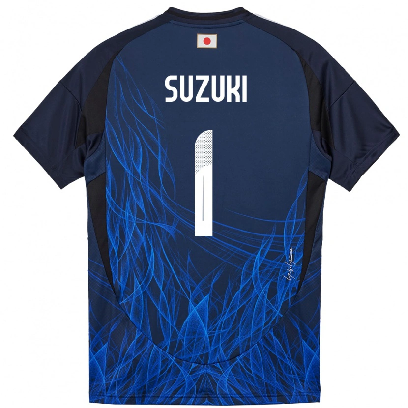 Danxen Dámské Japonsko Zion Suzuki #1 Tmavě Modrá Domů Hráčské Dresy 24-26 Dres