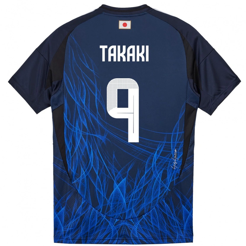 Danxen Dámské Japonsko Eito Takaki #9 Tmavě Modrá Domů Hráčské Dresy 24-26 Dres