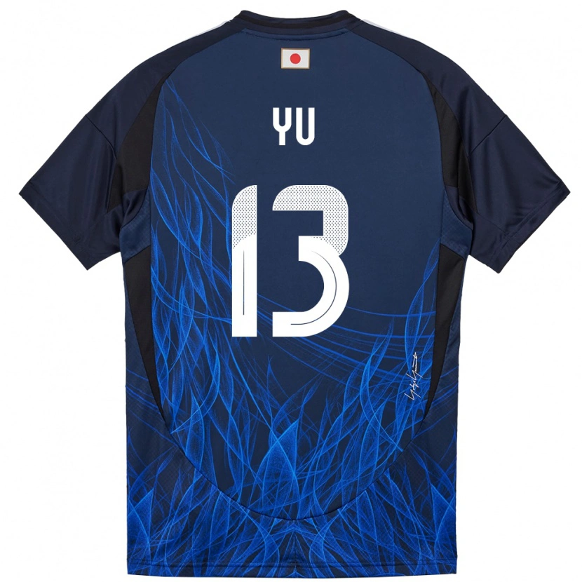 Danxen Dámské Japonsko Yu Hirakawa #13 Tmavě Modrá Domů Hráčské Dresy 24-26 Dres