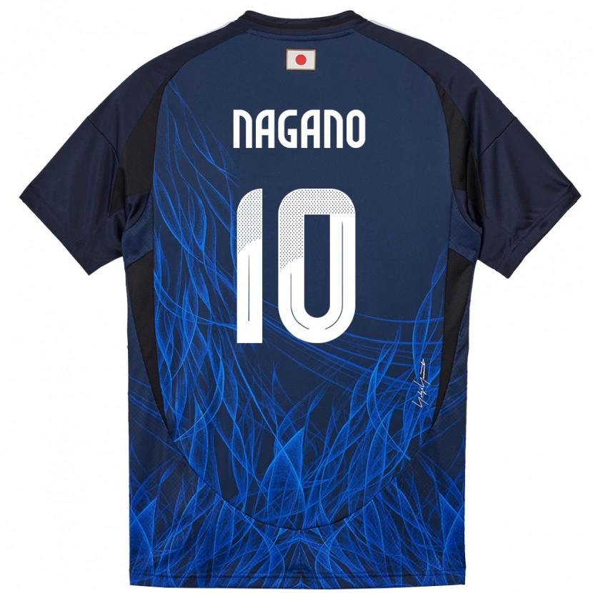 Danxen Dámské Japonsko Fuka Nagano #10 Tmavě Modrá Domů Hráčské Dresy 24-26 Dres