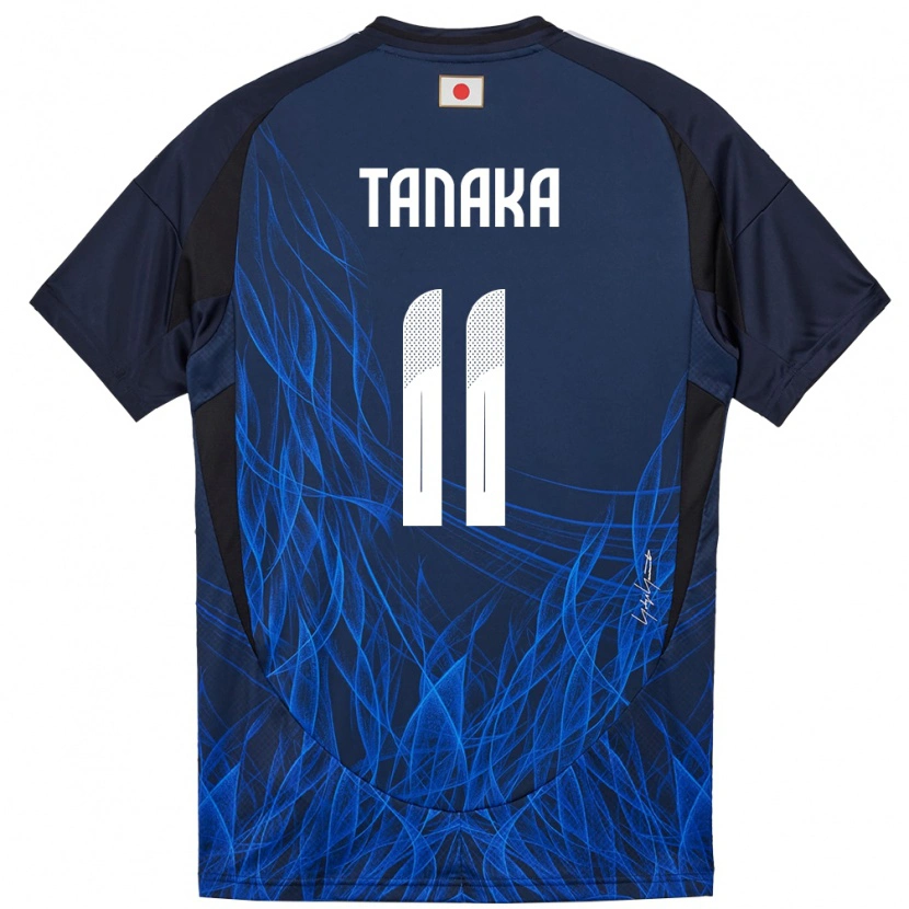 Danxen Dámské Japonsko Mina Tanaka #11 Tmavě Modrá Domů Hráčské Dresy 24-26 Dres