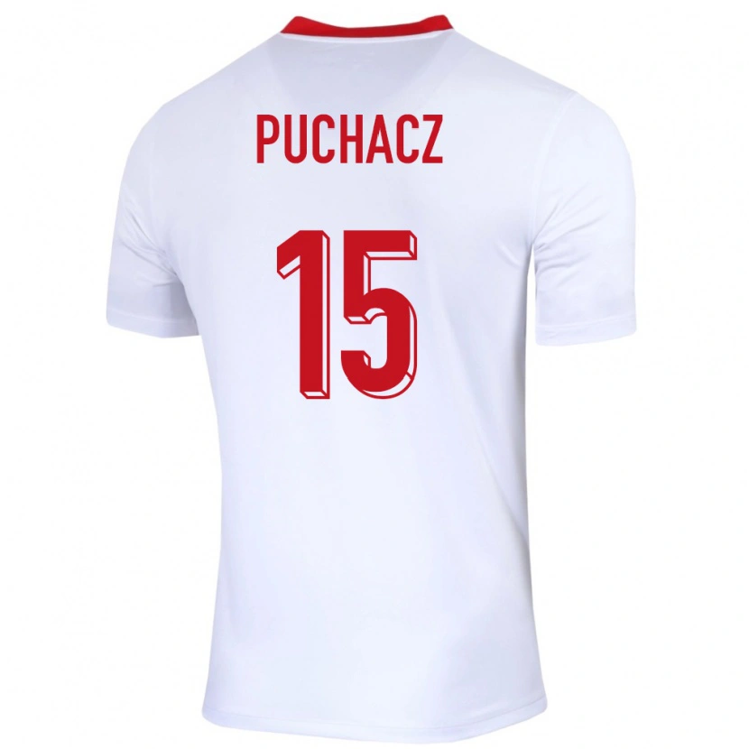 Danxen Dámské Polsko Tymoteusz Puchacz #15 Bílý Domů Hráčské Dresy 24-26 Dres