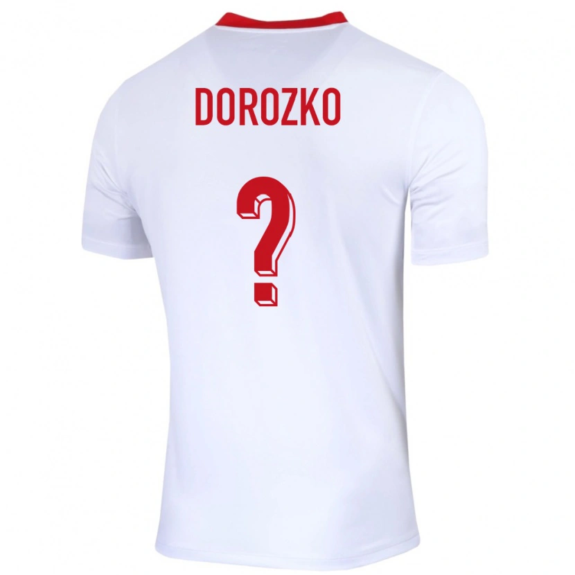 Danxen Dámské Polsko Jan Dorozko #0 Bílý Domů Hráčské Dresy 24-26 Dres