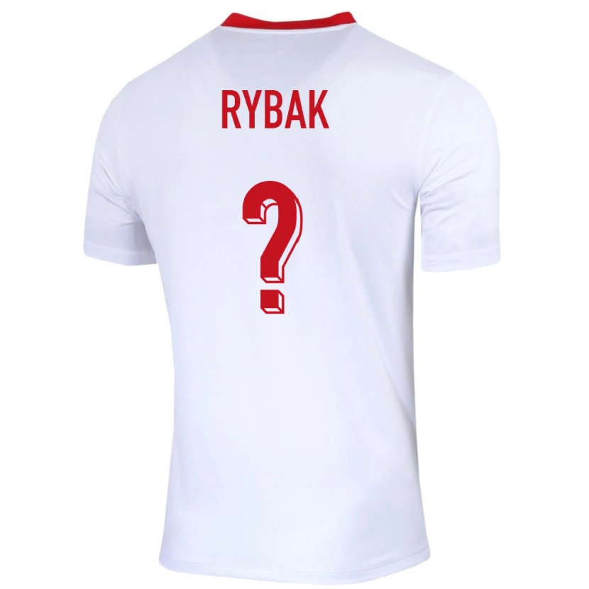 Danxen Dámské Polsko Alan Rybak #0 Bílý Domů Hráčské Dresy 24-26 Dres