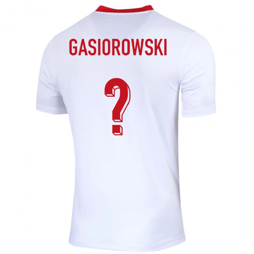 Danxen Dámské Polsko Marko Gasiorowski #0 Bílý Domů Hráčské Dresy 24-26 Dres