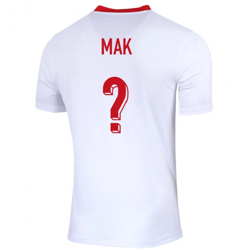 Danxen Dámské Polsko Igor Mak #0 Bílý Domů Hráčské Dresy 24-26 Dres
