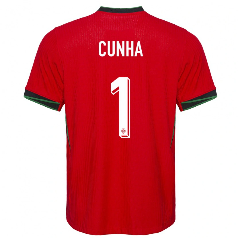 Danxen Dámské Portugalsko Romário Cunha #1 Červené Domů Hráčské Dresy 24-26 Dres