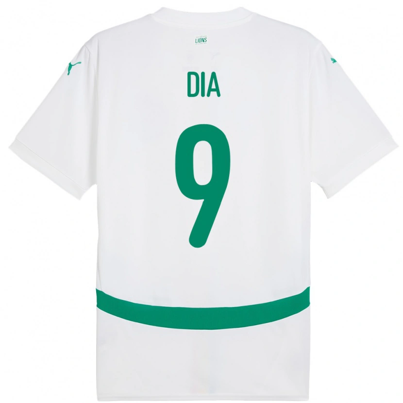 Danxen Dámské Senegal Boulaye Dia #9 Bílý Domů Hráčské Dresy 24-26 Dres