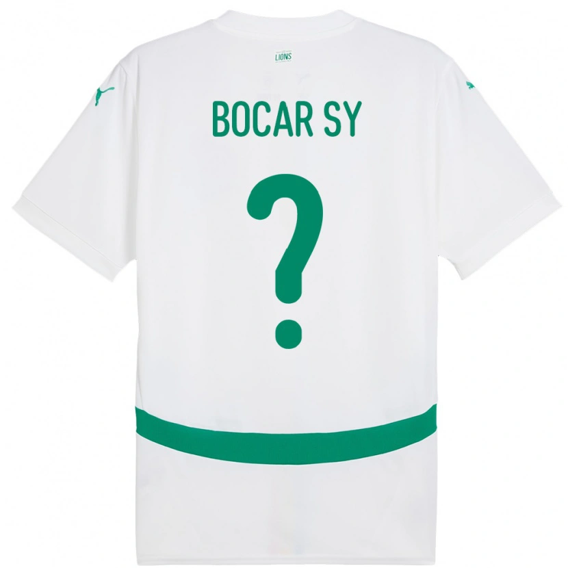 Danxen Dámské Senegal Illa Bocar Sy #0 Bílý Domů Hráčské Dresy 24-26 Dres