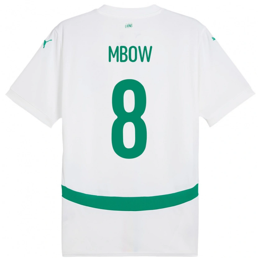 Danxen Dámské Senegal Mamadou Mbow #8 Bílý Domů Hráčské Dresy 24-26 Dres