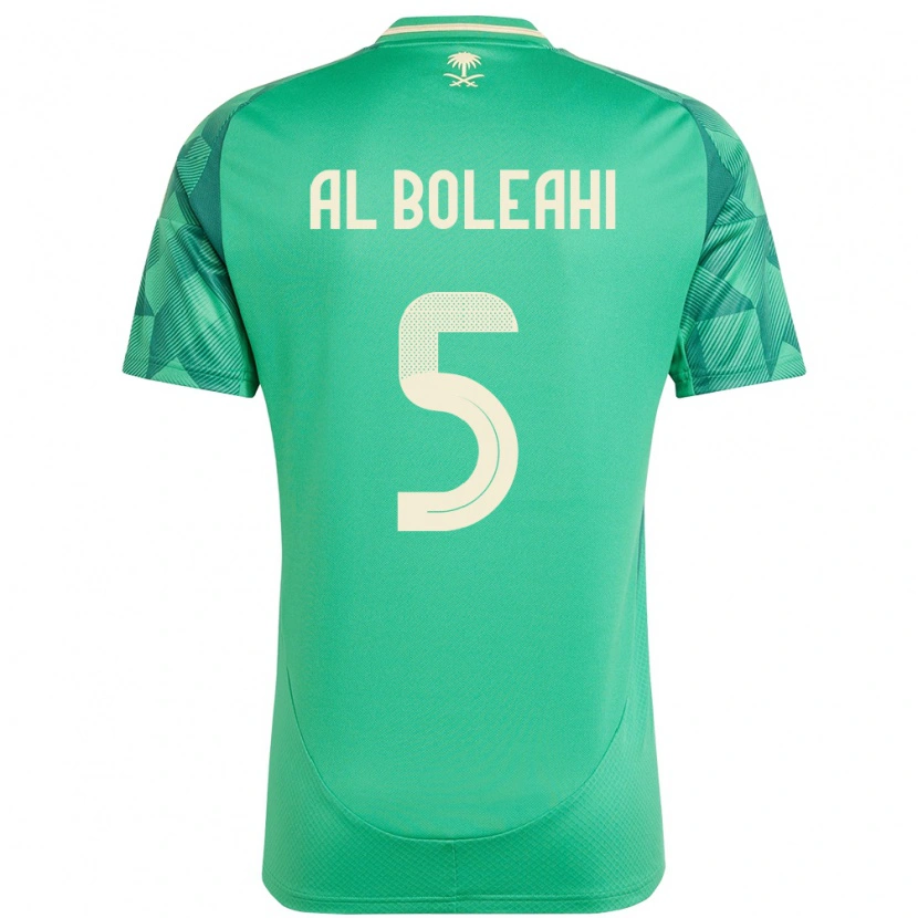 Danxen Dámské Saúdská Arábie Ali Al-Bulayhi #5 Zelený Domů Hráčské Dresy 24-26 Dres