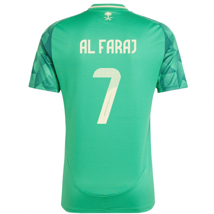 Danxen Dámské Saúdská Arábie Salman Al-Faraj #7 Zelený Domů Hráčské Dresy 24-26 Dres
