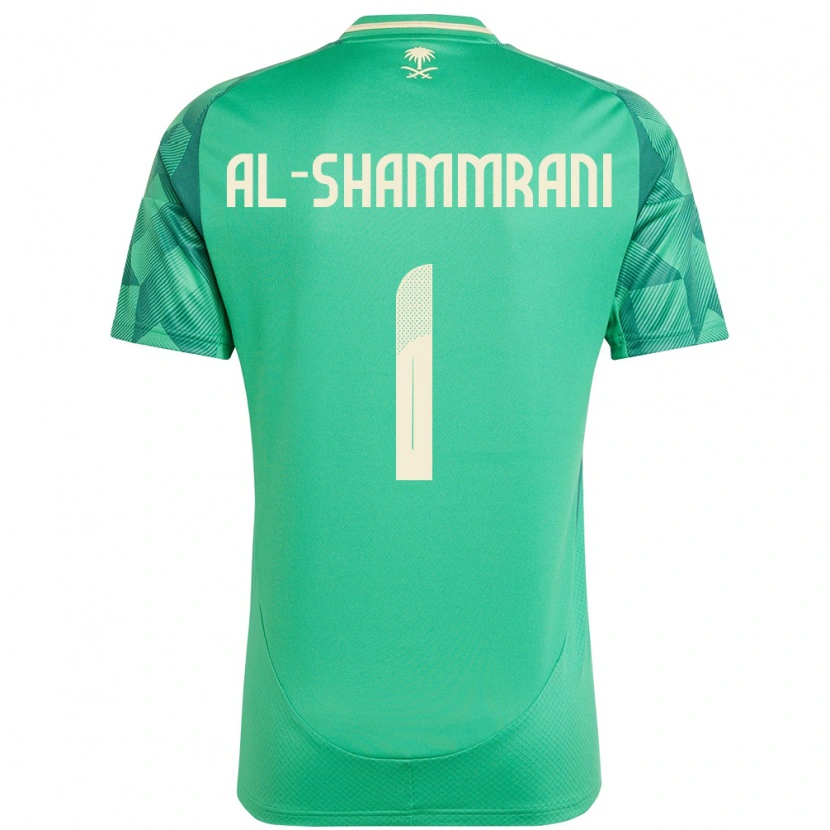 Danxen Dámské Saúdská Arábie Faisal Al-Shammrani #1 Zelený Domů Hráčské Dresy 24-26 Dres